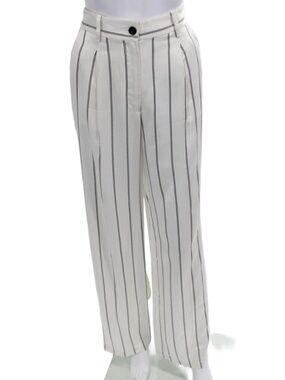 Anine Bing ‘Ryan’ Cream&Black striped trousers ASO Meghan Markle